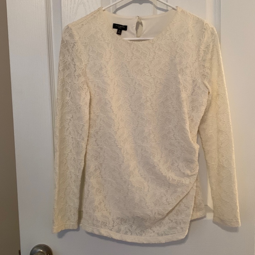 Talbots Lace Long Sleeve